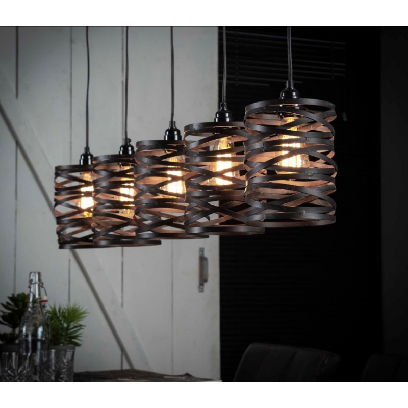 ZI Hanging lamp 5x ø17 spindle